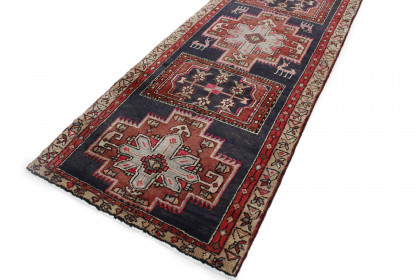 Traditional Vintage Rug Azerbajan Runner in 320x100 (3 / 4)