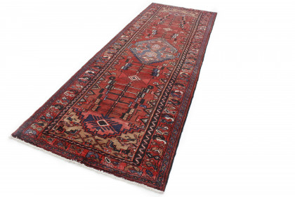 Klassischer Vintage-Teppich Hamadan Läufer in 300x110 (2 / 3)