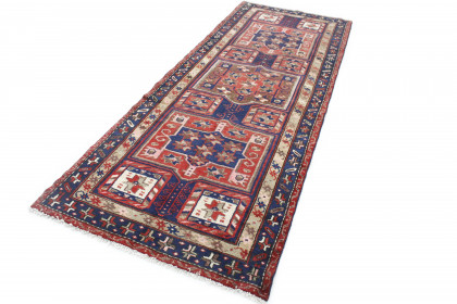 Klassischer Vintage-Teppich Hamadan Läufer in 280x100 (2 / 5)