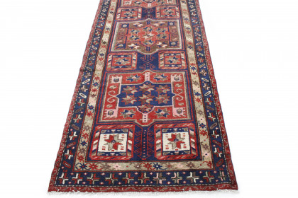 Klassischer Vintage-Teppich Hamadan Läufer in 280x100 (3 / 5)