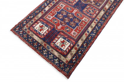 Klassischer Vintage-Teppich Hamadan Läufer in 280x100 (5 / 5)