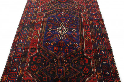 Traditional Vintage Rug Azerbajan in 300x160 (4 / 4)