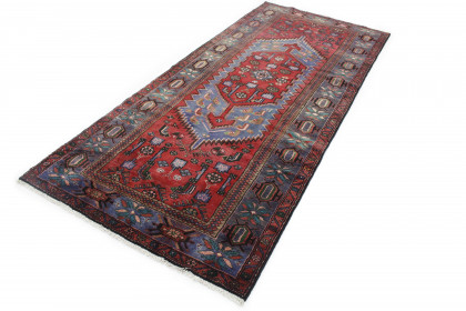 Traditional Vintage Rug Azerbajan Runner in 310x110 (2 / 4)