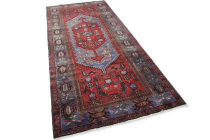 Traditional Vintage Rug Azerbajan Runner in 310x110 (3 / 4)