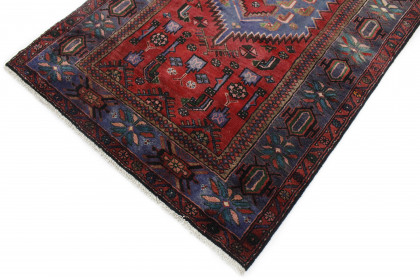 Traditional Vintage Rug Azerbajan Runner in 310x110 (4 / 4)