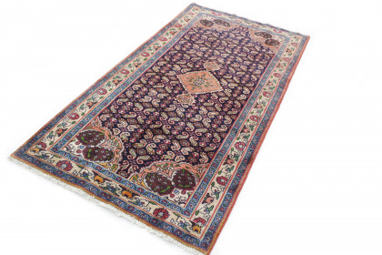Traditional Vintage Rug Azerbajan in 220x130 (2 / 6)