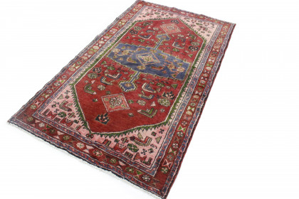 Traditional Vintage Rug Azerbajan in 240x120 (2 / 5)