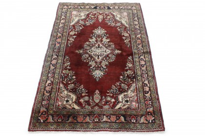 Traditional Vintage Rug Azerbajan in 200x130