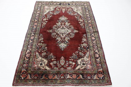 Traditional Vintage Rug Azerbajan in 200x130 (3 / 5)