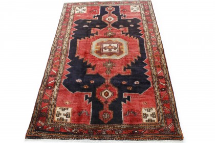 Traditional Vintage Rug Azerbajan in 210x130