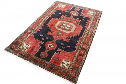 Traditional Vintage Rug Azerbajan in 210x130 (2 / 5)