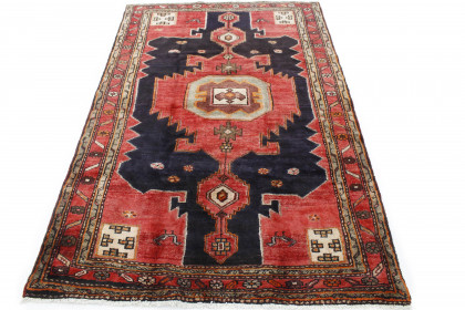 Traditional Vintage Rug Azerbajan in 210x130 (3 / 5)