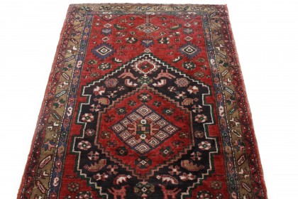 Traditional Vintage Rug Azerbajan in 220x130 (5 / 5)