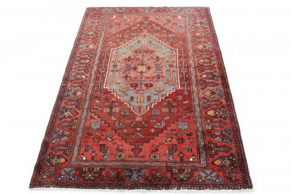 Traditional Vintage Rug Azerbajan in 210x140