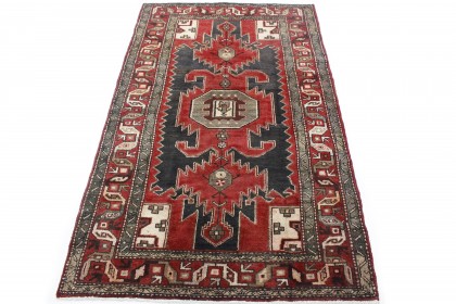 Traditional Vintage Rug Azerbajan in 220x130