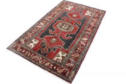 Traditional Vintage Rug Azerbajan in 220x130 (2 / 4)