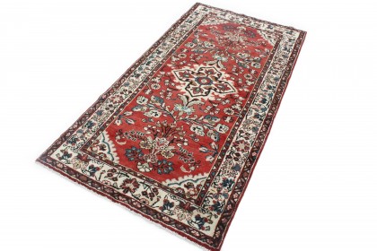 Traditional Vintage Rug Azerbajan in 220x110 (2 / 4)