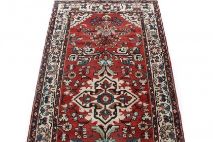 Traditional Vintage Rug Azerbajan in 220x110 (4 / 4)
