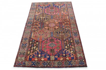 Traditional Vintage Rug Azerbajan in 210x130