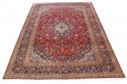 Klassischer Vintage-Teppich Kashan in 400x300 (1 / 8)