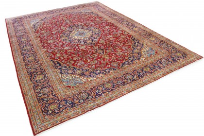 Klassischer Vintage-Teppich Kashan in 400x300 (3 / 8)