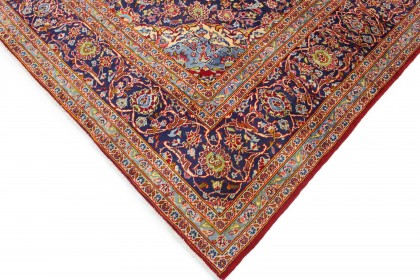 Klassischer Vintage-Teppich Kashan in 400x300 (7 / 8)