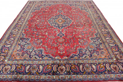 Klassischer Vintage-Teppich Mashad in 390x290 (5 / 8)
