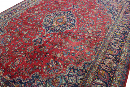 Klassischer Vintage-Teppich Mashad in 390x290 (7 / 8)