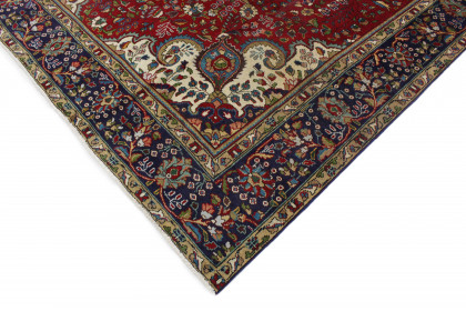 Klassischer Vintage-Teppich Tabriz in 360x260 (4 / 6)