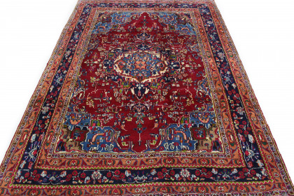 Klassischer Vintage-Teppich Mashad in 290x200 (4 / 8)