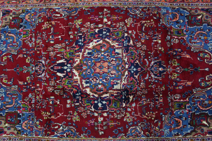 Klassischer Vintage-Teppich Mashad in 290x200 (6 / 8)