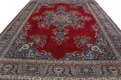 Klassischer Vintage-Teppich Tabriz in 410x300 (3 / 6)