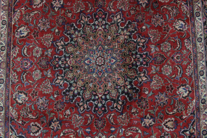 Traditional Vintage Rug Mashad in 360x250 (4 / 8)