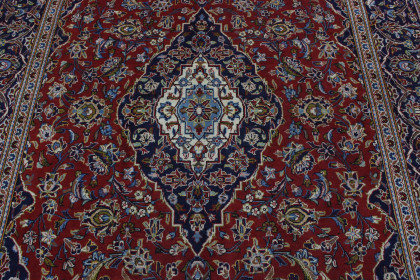 Klassischer Vintage-Teppich Kashan in 320x190 (3 / 6)