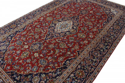 Klassischer Vintage-Teppich Kashan in 320x190 (6 / 6)