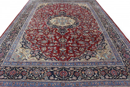 Klassischer Vintage-Teppich Mashad in 410x300 (2 / 7)