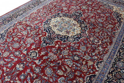Klassischer Vintage-Teppich Mashad in 410x300 (4 / 7)