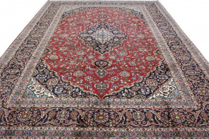 Klassischer Vintage-Teppich Kashan in 400x310 (2 / 5)