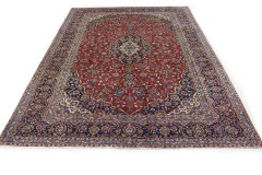 Klassischer Vintage-Teppich Kashan in 410x300