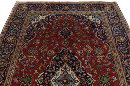 Traditional Vintage Rug Kashan in 310x200 (3 / 6)