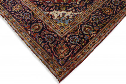Traditional Vintage Rug Kashan in 310x200 (4 / 6)