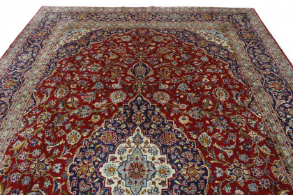 Klassischer Vintage-Teppich Kashan in 470x290 (6 / 8)