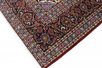 Traditional Vintage Rug Kashan in 410x300 (3 / 8)