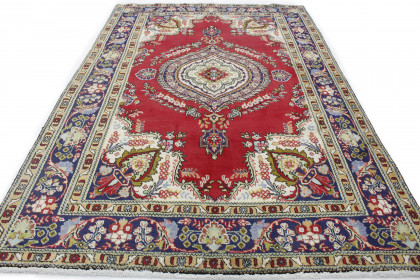 Klassischer Vintage-Teppich Tabriz in 300x200 (3 / 6)