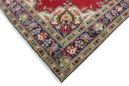 Klassischer Vintage-Teppich Tabriz in 300x200 (4 / 6)