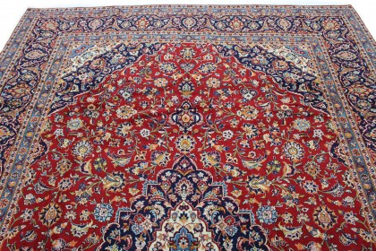 Klassischer Vintage-Teppich Kashan in 420x300 (6 / 8)