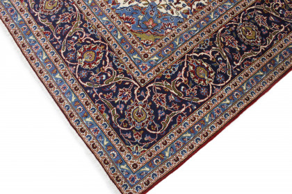 Klassischer Vintage-Teppich Kashan in 410x290 (3 / 9)
