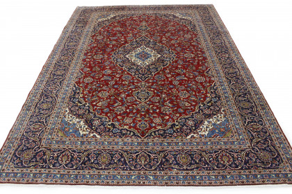 Klassischer Vintage-Teppich Kashan in 410x290 (9 / 9)