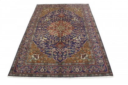 Klassischer Vintage-Teppich Tabriz in 310x210 (1 / 8)