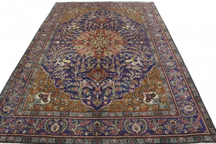 Klassischer Vintage-Teppich Tabriz in 310x210 (2 / 8)